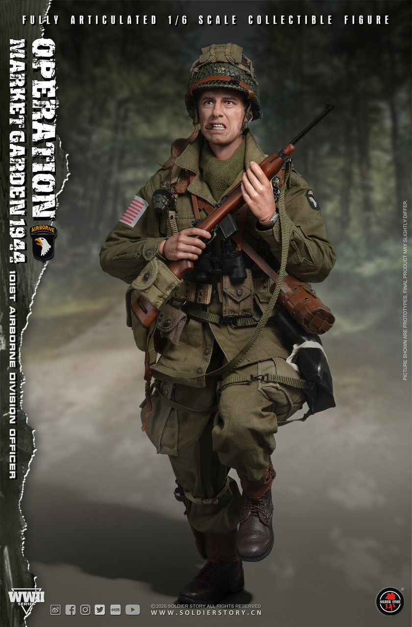 Soldier Story SS145 1/6 Scale 101st Airborne Division Officer (Pre