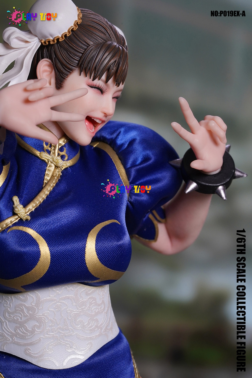 PLAY TOY P019EX-A 1/6 Scale Combat Girl (blue) (Pre order deposit)