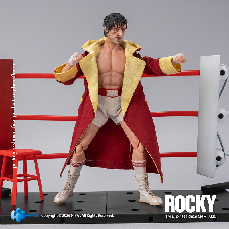ROCKY BALBOA アニメーションフィギュア Hiya Toys ESR0165 Rocky - Rocky Balboa 1/12 Scale Figure (Pre