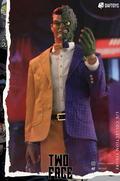 Daftoys F06 1/6 Scale Two Face figure (in stock)