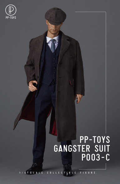 PP-Toys P003C 1/6 Scale Gangster Dark Blue Suit set (in stock)