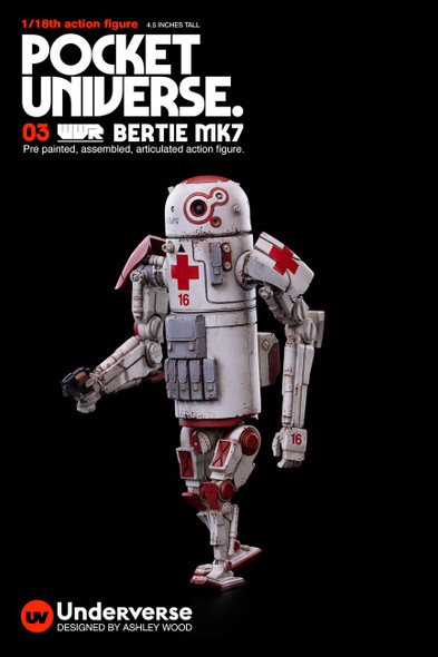 UNDERVERSE 1/18 WORLD WAR ROBOT2 Earth Defence Medic (in stock) UNDERVERSE 1/18 WORLD WAR ROBOT2 Earth Defence Medic (in stock)