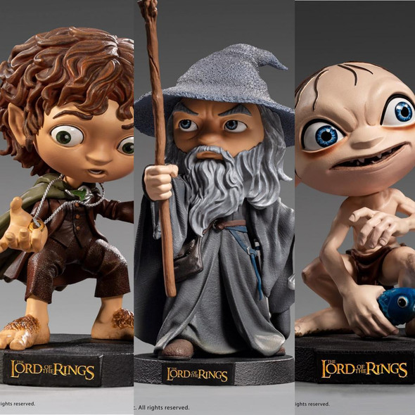 Iron Studios Minico Heroes Senhor dos Anéis: Gollum Mini Co. Boneco