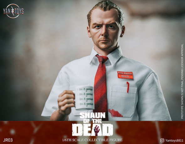 Yantoys JR003 1/6 scale zombie killer shaun figure (In Stock)