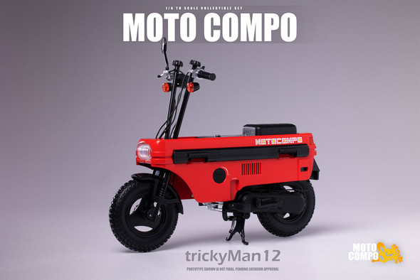 trickyMan12 1/6 MOTO COMPO Red (in stock)