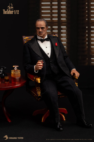 Shark toys 1/12 scale the mafia boss figure (in stock)