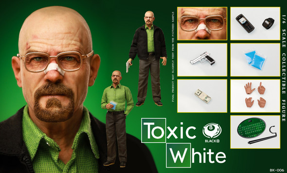 Black 8 Toys bk-006 1/6 Toxic White figure (In Stock)