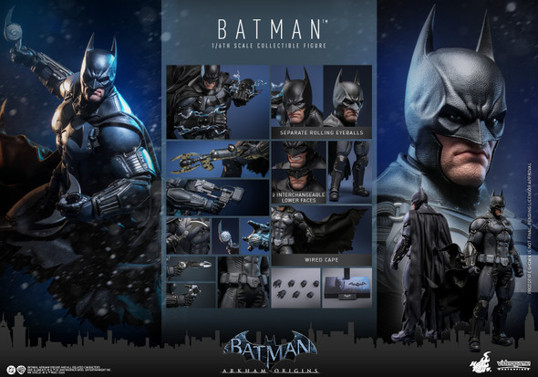 Hot Toys VGM83 Batman: Arkham Origins 1/6 Batman Figure (Pre order deposit)