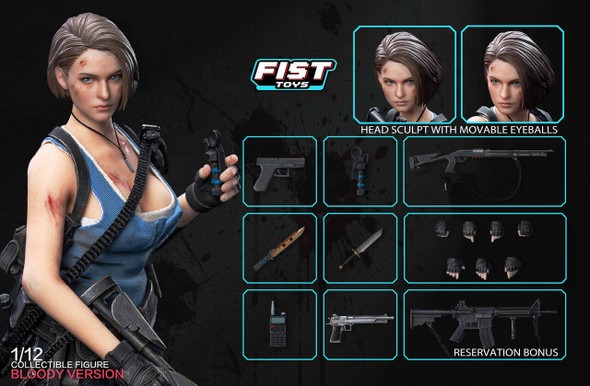 Fist Toys FIST-002A 1/12 Doomsday Female Cop Bloody Large Breast Ver (Pre order deposit)