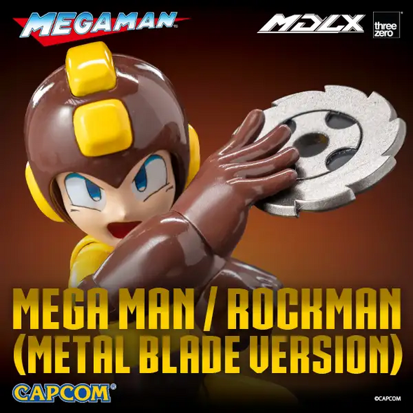 Threezero MDLX Rockman / Mega Man (Metal Blade Ver) (in stock)