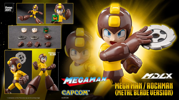Threezero MDLX Rockman / Mega Man (Metal Blade Ver) (in stock)