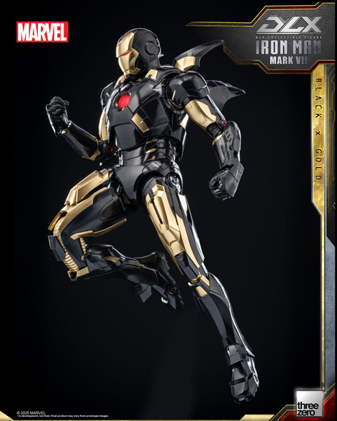Threezero Marvel DLX Iron Man Mark 7 (Black X Gold) (in stock)