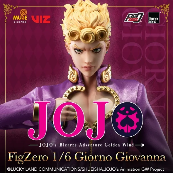 Threezero 3Z06570M0 1/6 FigZero JoJo’s Bizarre Adventure Golden Wind Giorno Giovanna (in stock)
