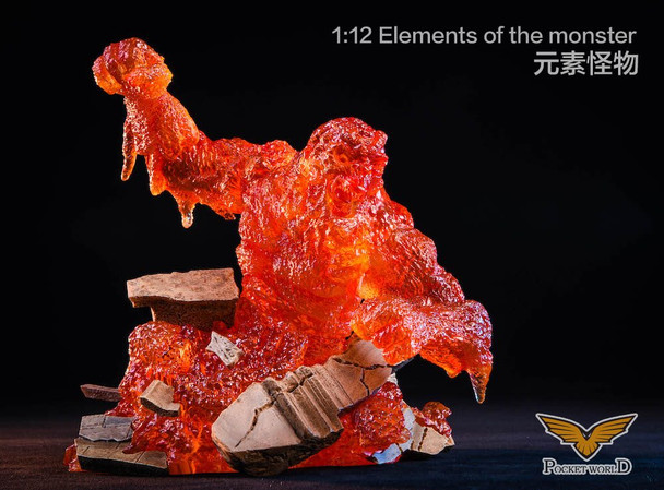 POCKET WORLD PW2011A red 1/12 scale Elements of the monster statue (in stock)