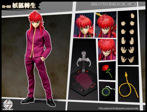 oneshottoys OS-002 1/12 scale Yu Yu Hakusho - Yoko Kurama figure (in stock)