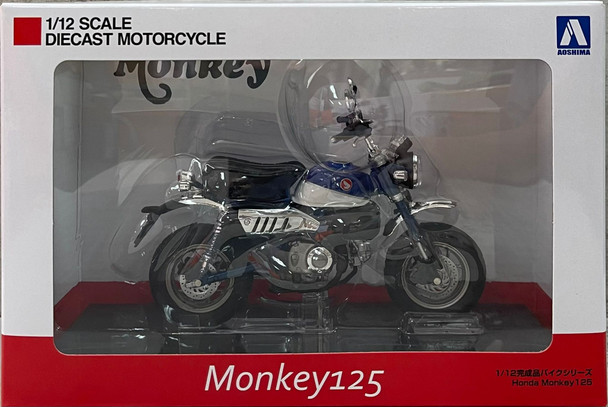 Aoshima 1/12 Honda Monkey125 Pearl Glittering Blue (in stock)