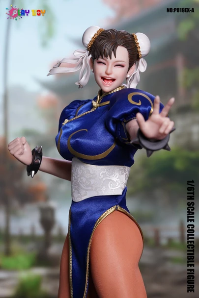 PLAY TOY P019EX-A 1/6 Scale Combat Girl (blue) (Pre order deposit)