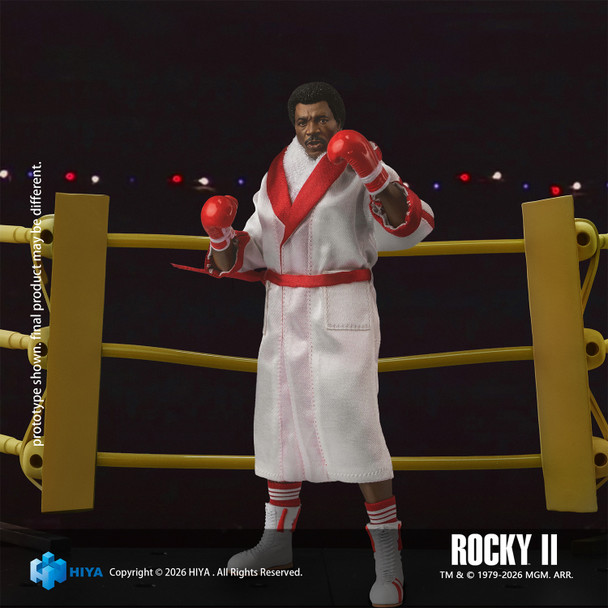 Hiya ESR0194 Rocky II Apollo Creed 1/12 Action Figure (Pre order deposit)