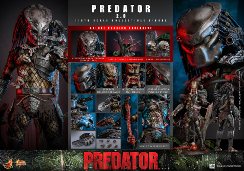 Hot Toys MMS817 1/6 Scale Predator (2.0) (Deluxe Version