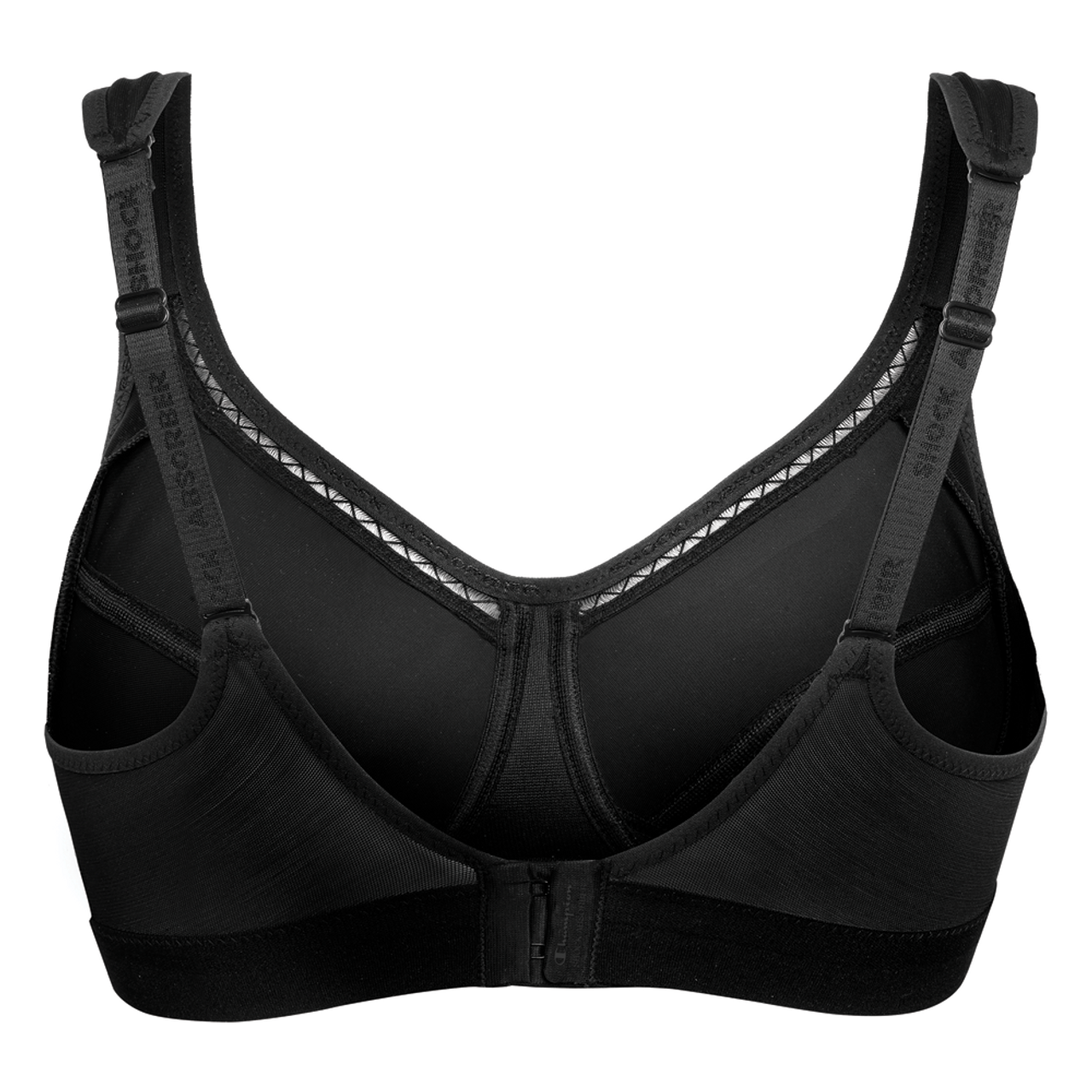 Ladies Single Shock Sports Bra - Black