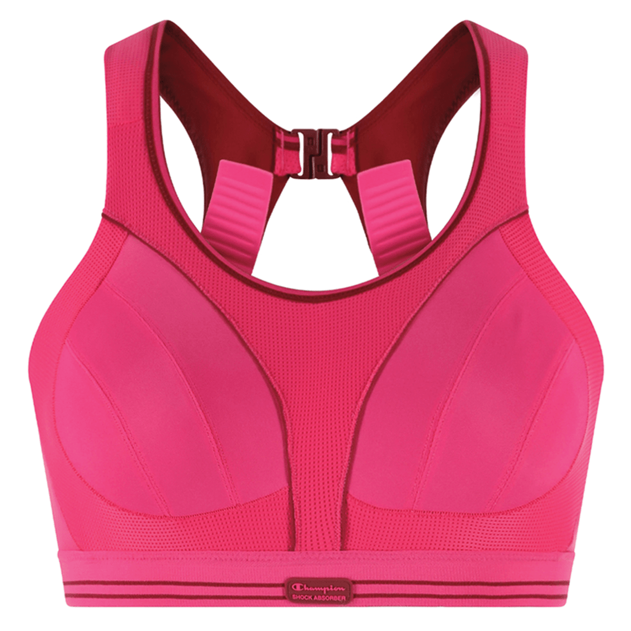 Shock Absorber Ultimate Run Champion Padded Sports Bra - Blue/Red