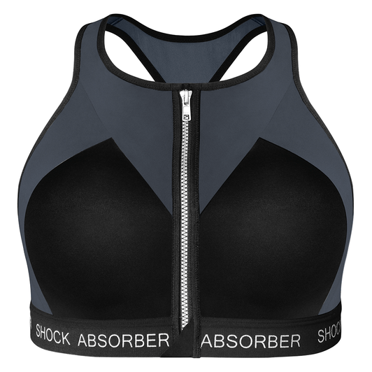 Shock Absorber Classic Sports Bra Black Size 28F New with Tags Free P&P UK 