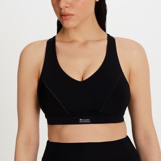 Shock Absorber Pump Padded Bra - Black