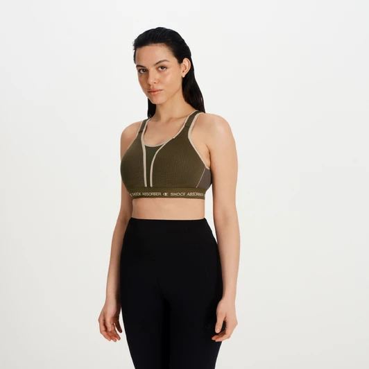 Ultimate Run Bra Padded - Olive Night