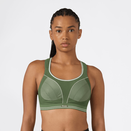 Ultimate Run Bra - Bronze Green