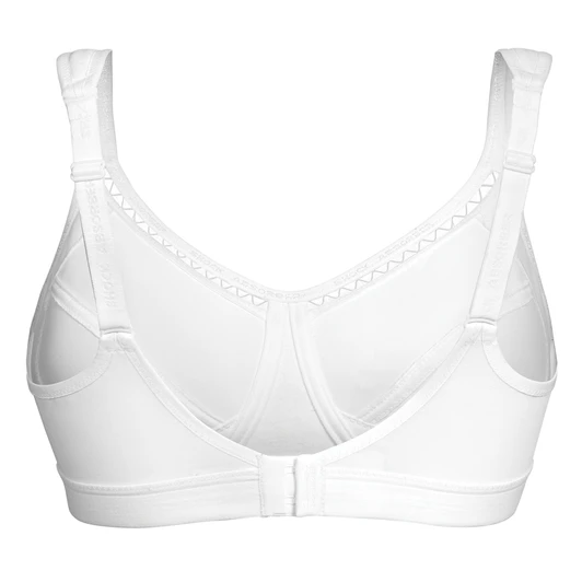 Active Classic Support Sports Bra - White