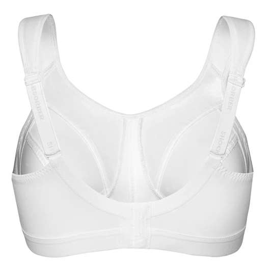 D+ Max Support Sports Bra - White