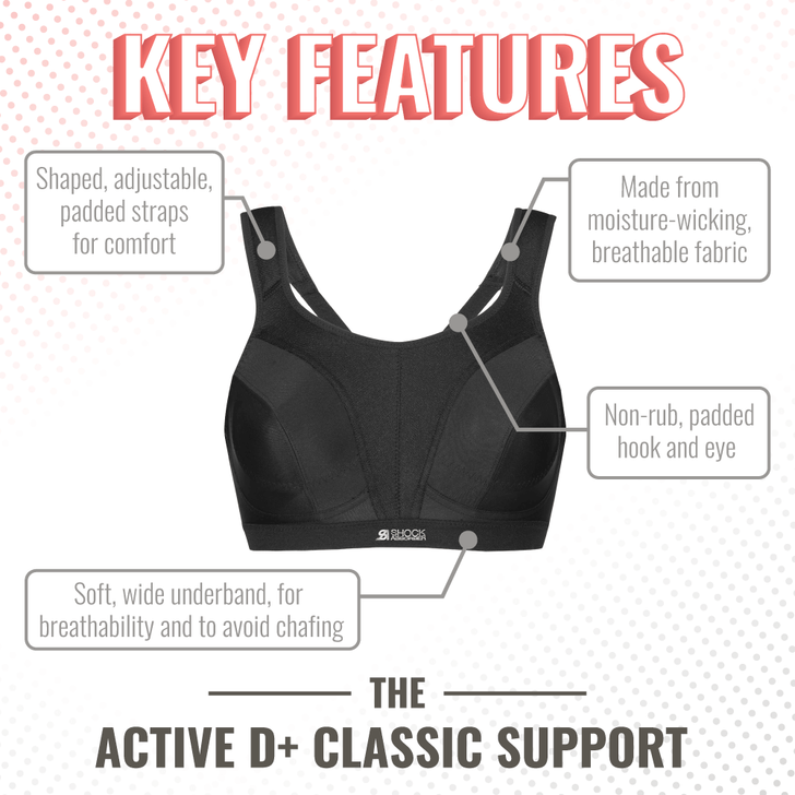 Active D+ Max Support Sports Bra Sports Bras Shock Absorber