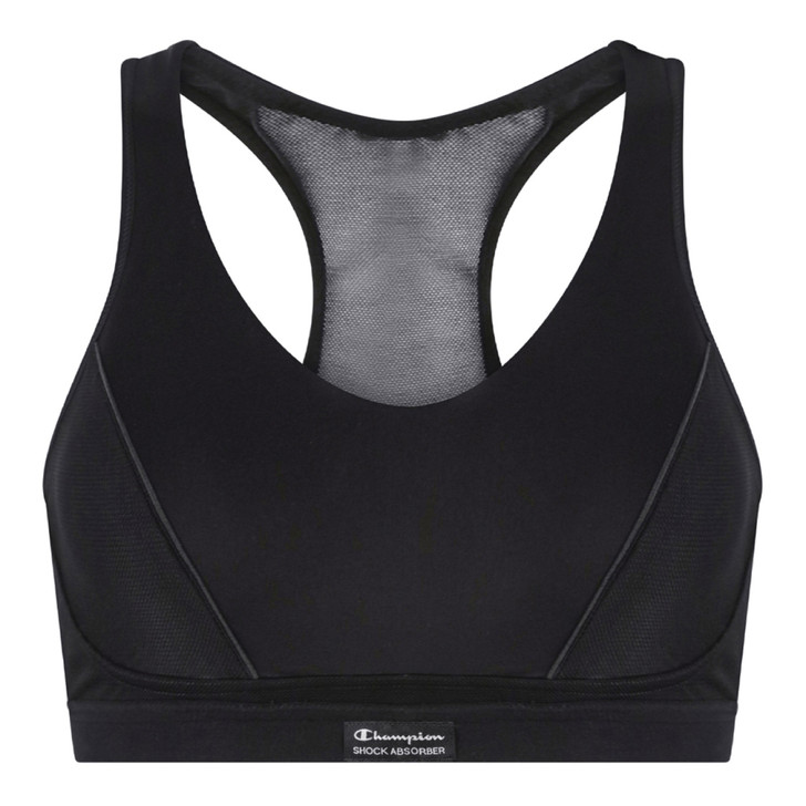 Shock Absorber Pump Padded Bra - Black