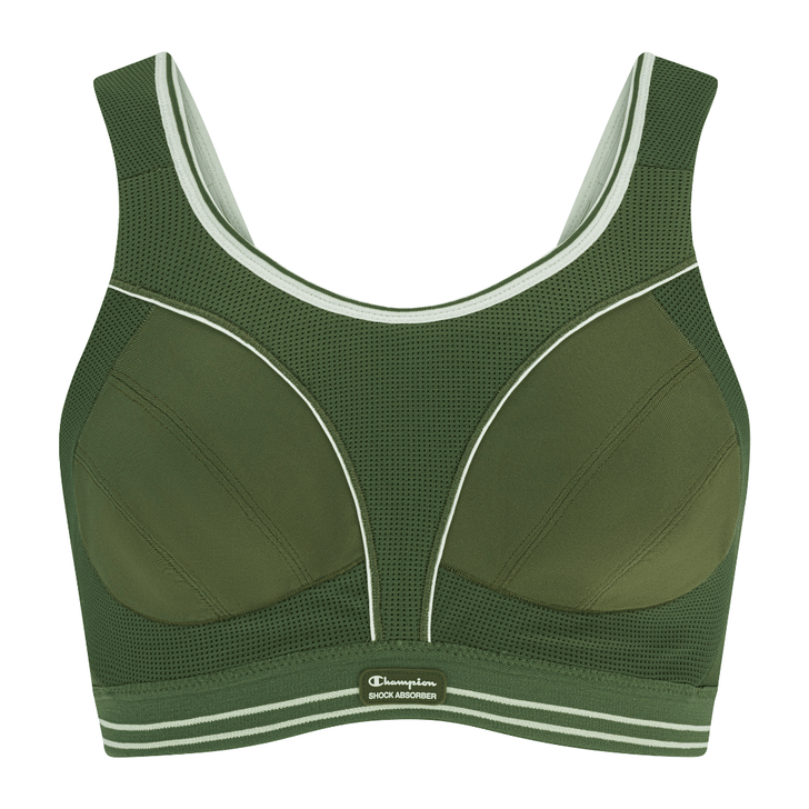 Ultimate Run Bra - Bronze Green