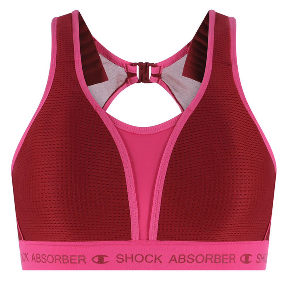 Shock Absorber Women's Ultimate Run Sports Bra - Black/Purple, Size 30B :  : Fashion