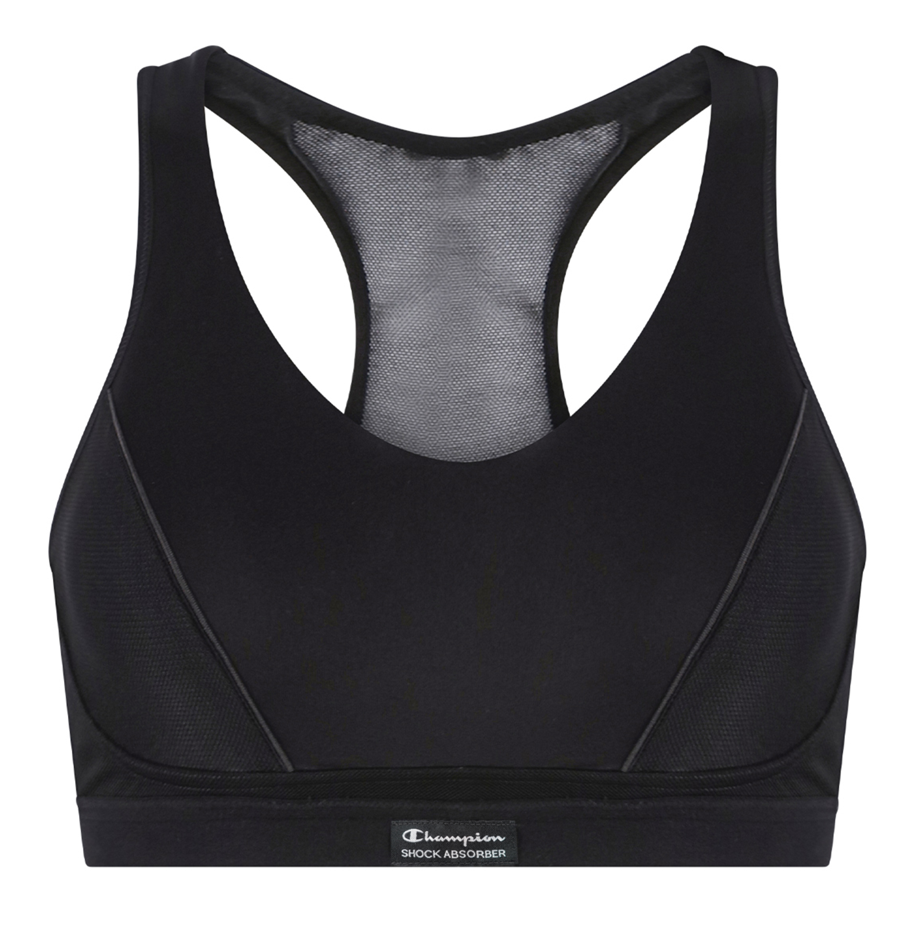 Shock Absorber Women's Black Pump Padded Bra - 32C - Sports Bra