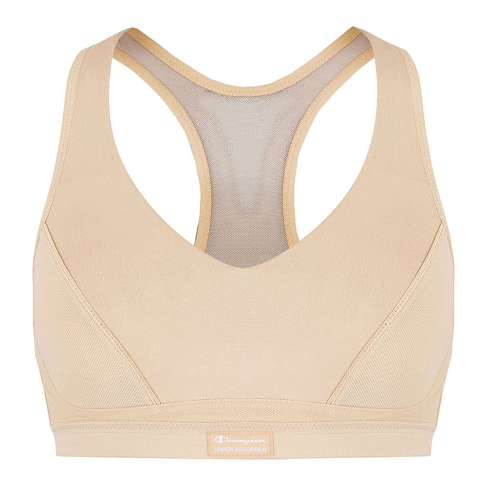 Shock Absorber Women's Beige Pump Padded Bra - 32A - Sports Bra