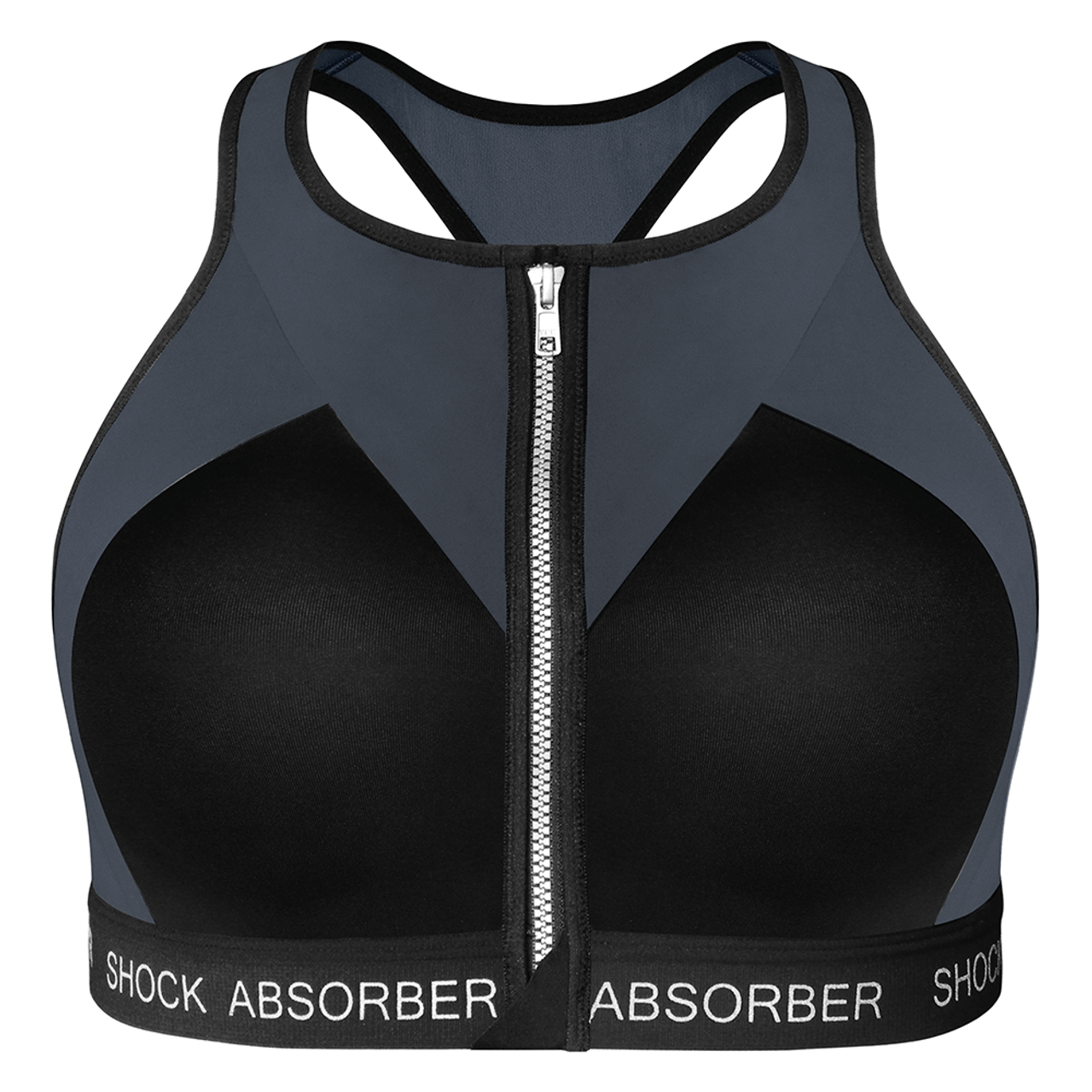 Shock Absorber Women's Black/Silver Infinity Power Bra - 34F