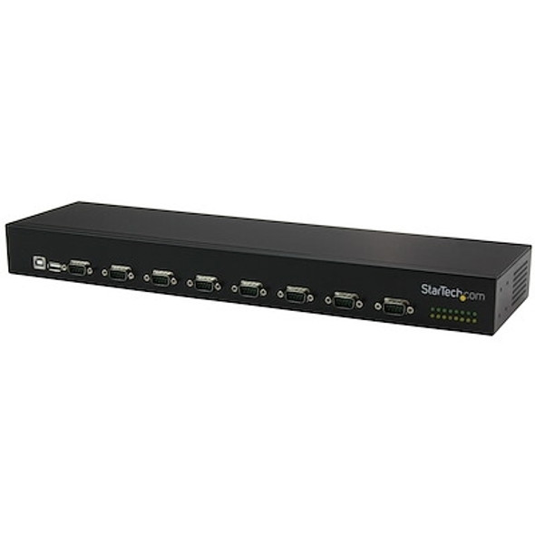 8-Port USB-to-Serial Adapter Hub Convert a single USB port into eight serial ports, and connect multiple hubs together for a scalable solution.