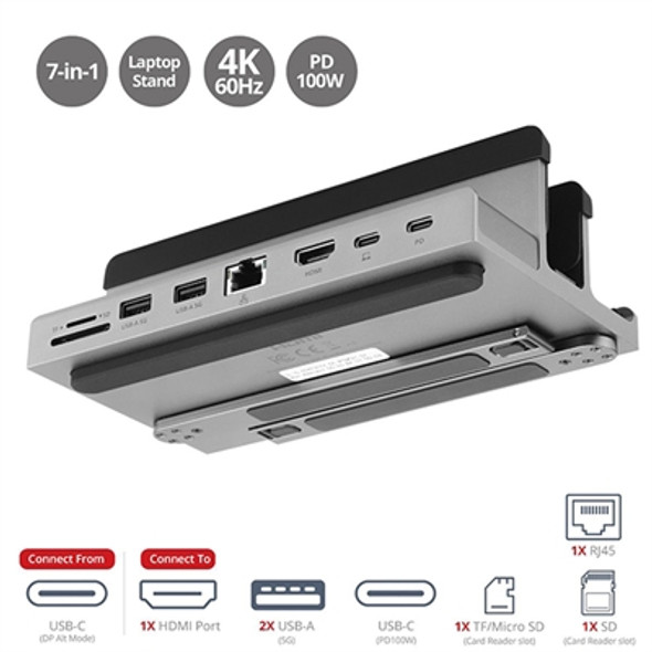 SIIG USB-CDockingw/LaptopStand