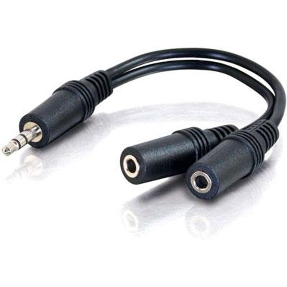 3.5mm Stereo Male To 3.5mm Stereo Female Y-Cable