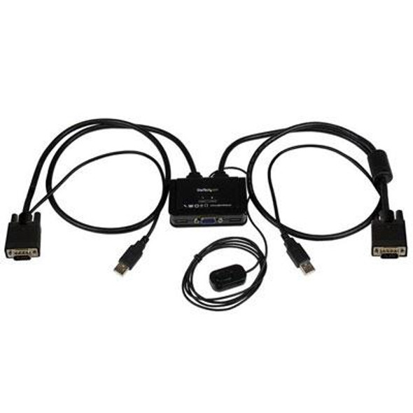 2 Port VGA Cable KVM Switch