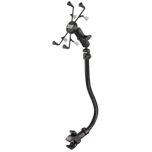 RAM® X-Grip® Wheelchair Leg Rail Mount for 7"-8" Tablets RAM® X-Grip® Wheelchair Leg Rail Mount for 7"-8" Tablets