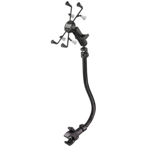 RAM® X-Grip® Wheelchair Leg Rail Mount for 7"-8" Tablets RAM® X-Grip® Wheelchair Leg Rail Mount for 7"-8" Tablets