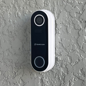 SquareGlow Smart Doorbell - WiFi-Enabled Door Alert System