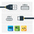 StarTech USB-A to USB-C Right Angle Cable - 2m ends