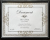 Simple Black Document Frame