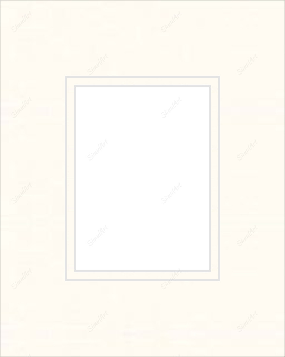 Custom Mats 438598 - Mat Essentials White Core CBW97 Polar White Mat 2 Essentials White Core CBW97 Polar White 