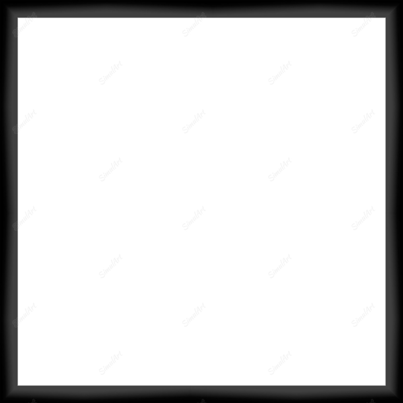 Custom Frames 1079085 - Moulding MS7300K   3/4" Black Cube 