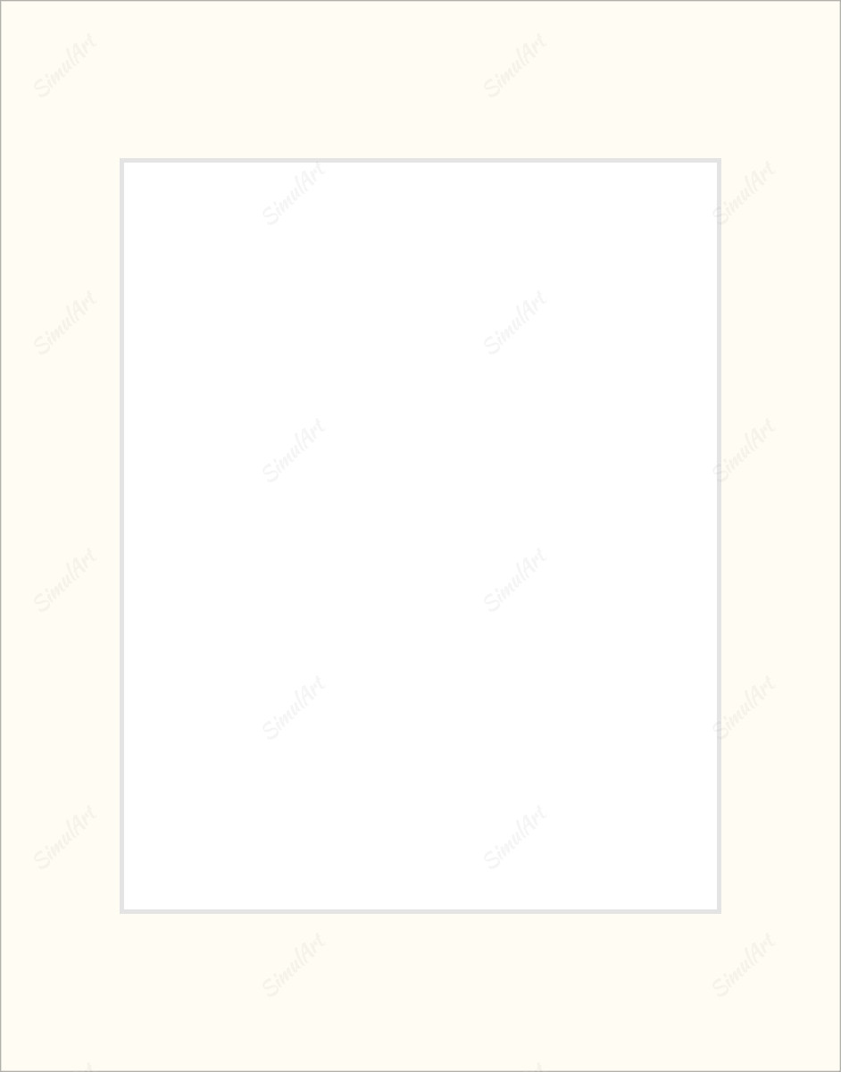 Custom Mats 1079723 - Mat Essentials White Core Polar White 